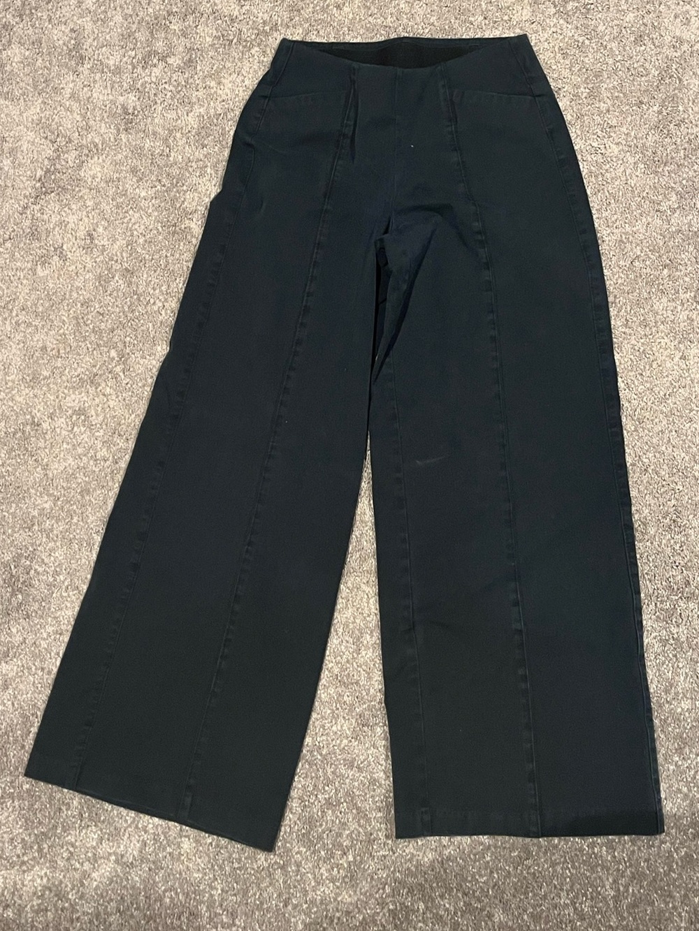 Old Navy Black High-Rise Wide Leg Pants, Small